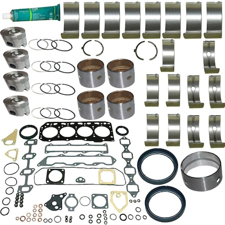 Aftermarket 4TNV84T Engine Overhaul Kit For Yanmar 4 Cyl Bore 3.30" 84.00 mm ENP30-0155
